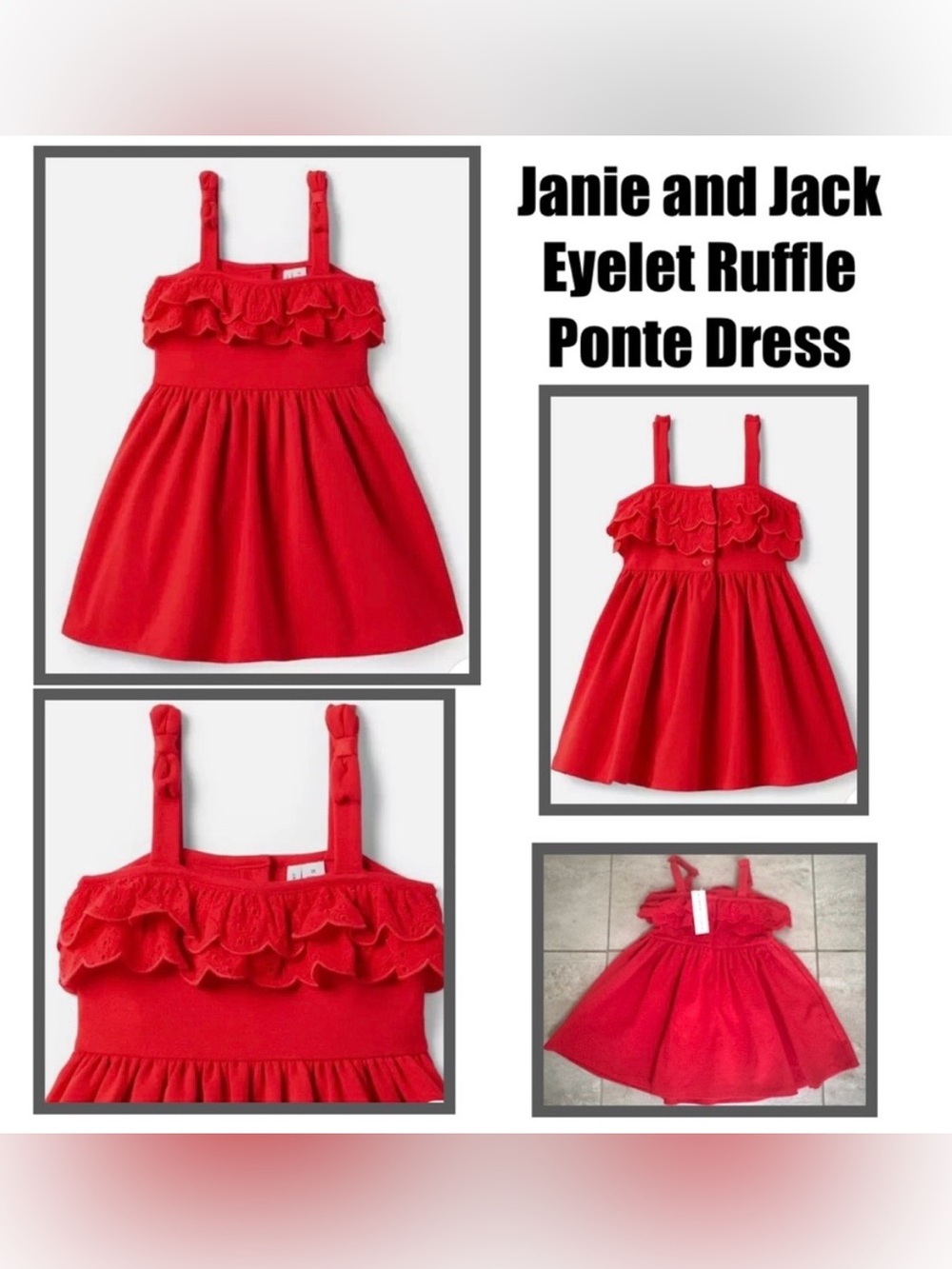 Janie and Jack Ponte Dress